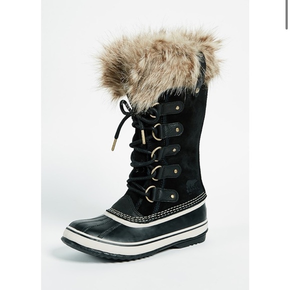 SOREL Joan of Arctic Boot - Women's Black/ Quarry size 8.5 NWT - Picture 1 of 11
